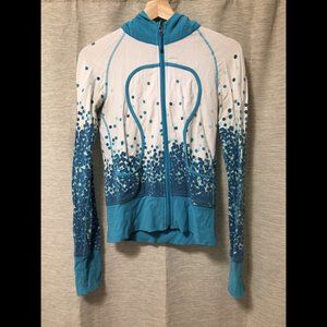 Lululemon Athletica Blue Polka Dot Hoodie